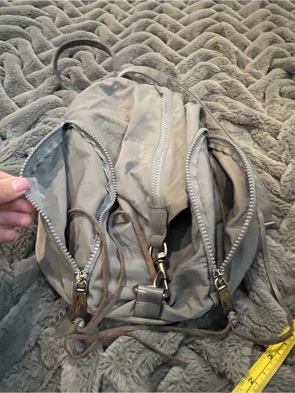 Rebecca Minkoff gray Julian nylon
backpack - Picture 10 of 16